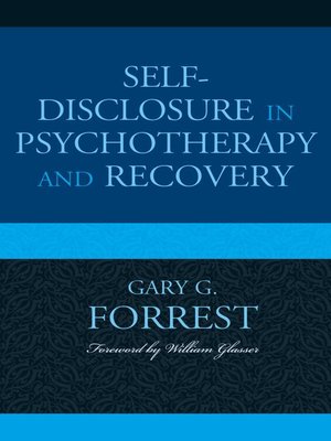 cover image of Self-Disclosure in Psychotherapy and Recovery